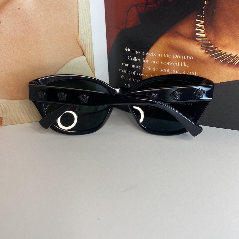 VERSACE Black Butterfly Sunglasses - Picture 9 of 14